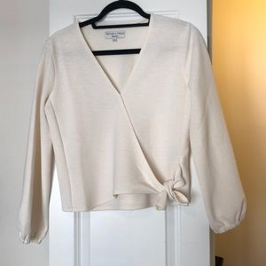 Madewell wrap blouse